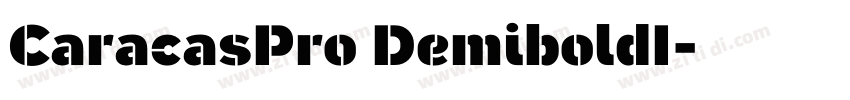 CaracasPro DemiboldI字体转换 CaracasPro DemiboldI字体转换